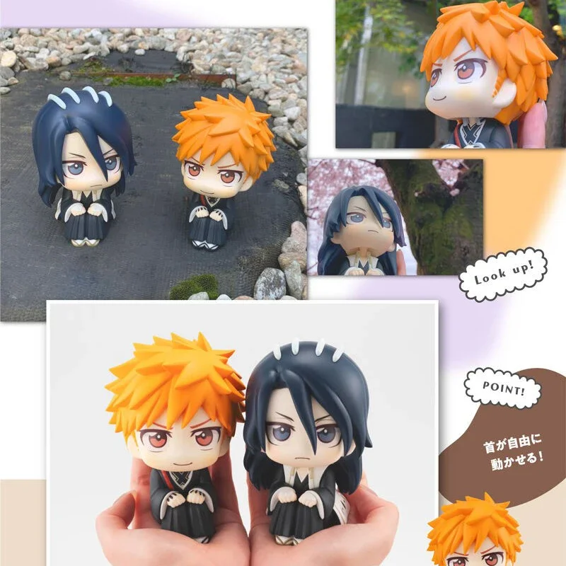 LookUp Bleach: Thousand-Year Blood War Byakuya Kuchiki Anime Figure BLEACH Ichigo Kurosaki Action Figure Model Doll Toys Gifts