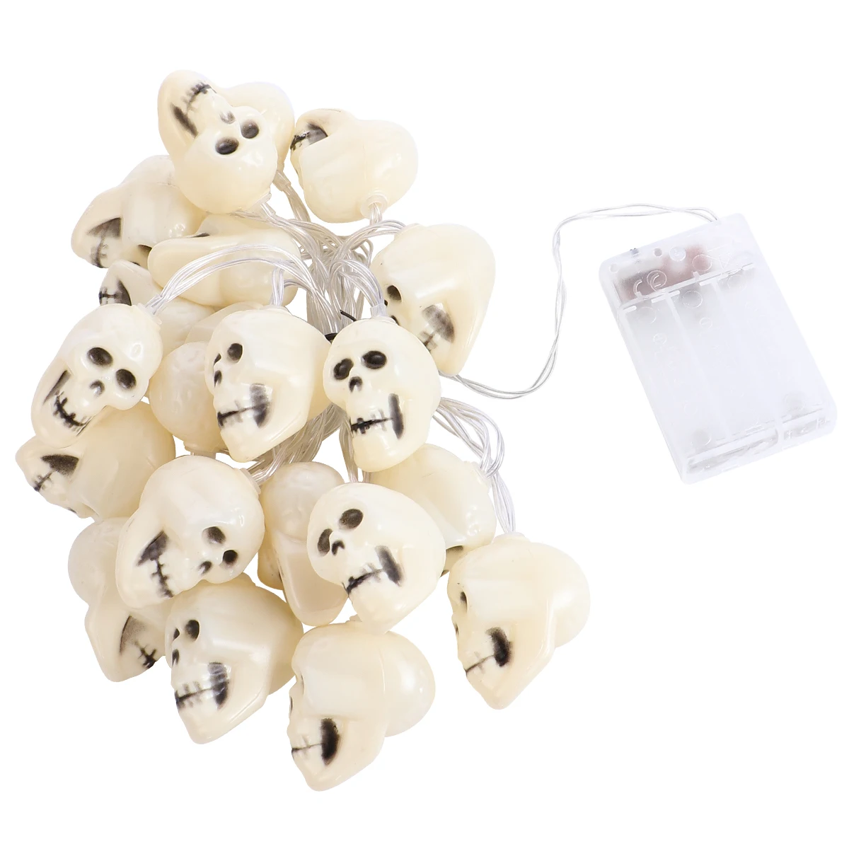 

Halloween Skull String Lights Decorative Light for Party Garden Indoor Outdoor Low Heat Energy Saving