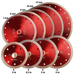 Dia 4“-10” Tile Blade Super Thin Diamond Saw Blade Porcelain Blade for Cutting Porcelain Ceramic Granite Marble