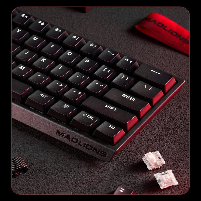 

MADLIONS MAD 60/68HE Game Magnetic Switch Keyboard Wired Office Keyboard Hot Swap Rapid Trigger Keyboard Gamer Accessories