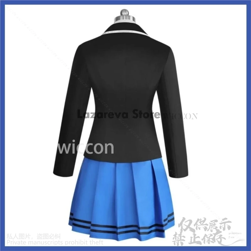 Anime Date Cosplay A Live Tobiichi Origami Costume Wig Japan Korea JK School Uniform Skirt Woman Sexy Lovely Suit Customized Cos