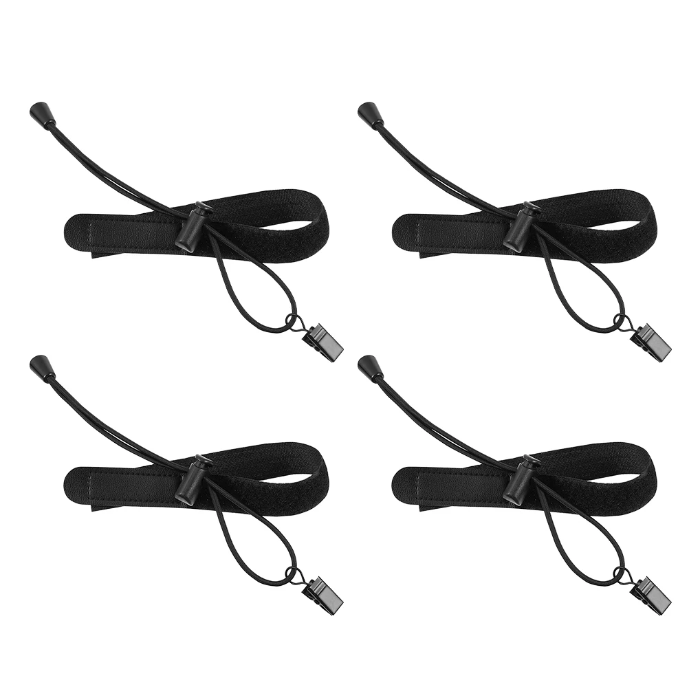 

4 pcs Black Clamp Elastic Bands Adjustable Background Cloth Clip Backdrop Holder Backdrop Holder Photography Props Practical
