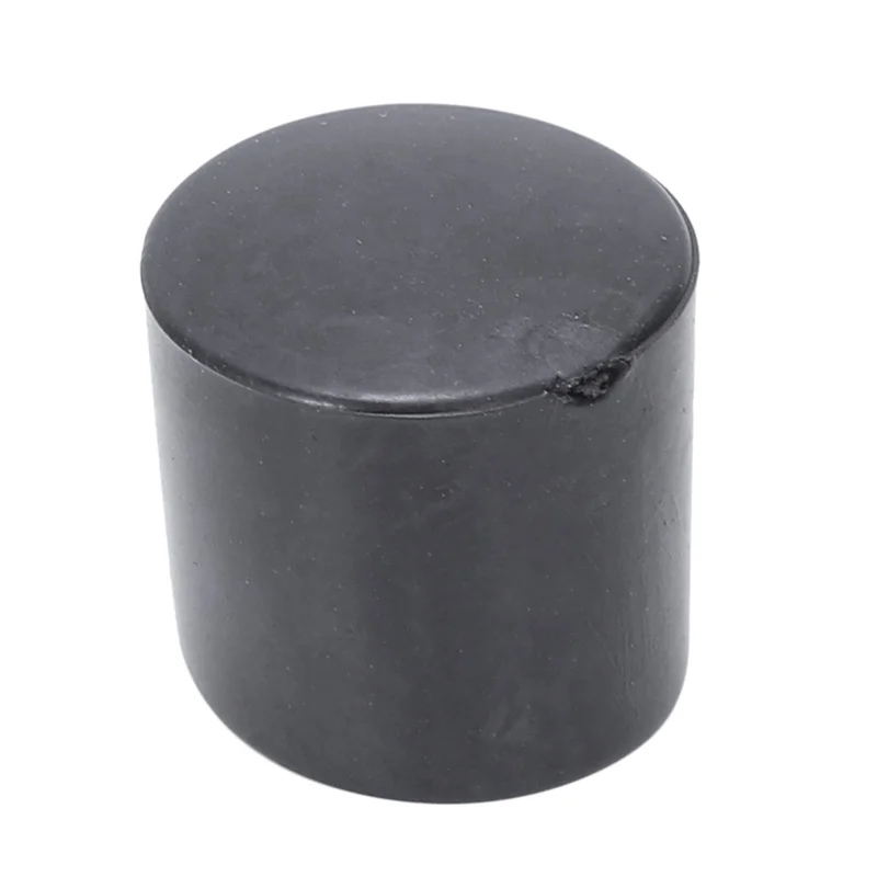 B03C-300 قطعة من المطاط الأسود PVC غطاء نهاية مستدير مرن غطاء قدم مستدير 12 مم