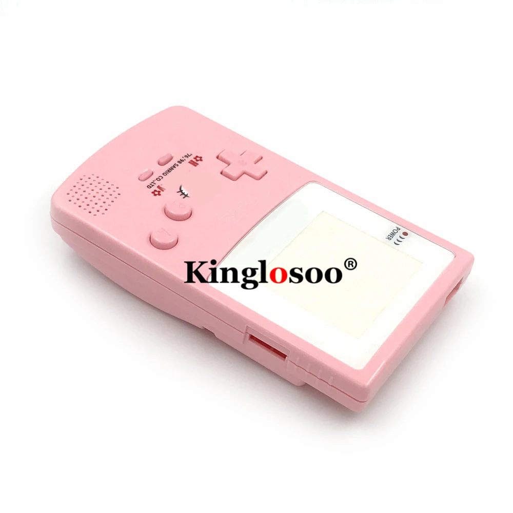 Reemplazo de paquete de carcasa completa de dibujos animados para botones de cubierta de carcasa Game Boy Color GBC IPS