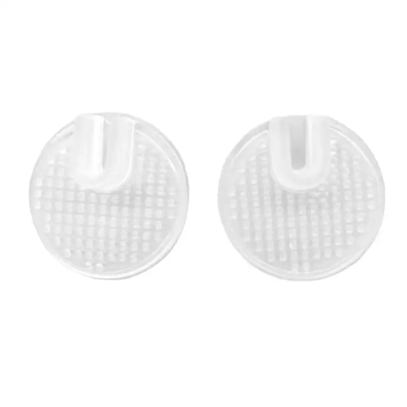 2 Paar weiche Silikon-Fußpolster für die Vorfußpartie, rutschfest, transparente Zehenschützer für Flip-Flops, Sandalen, Schuheinlagen. – Detail 4