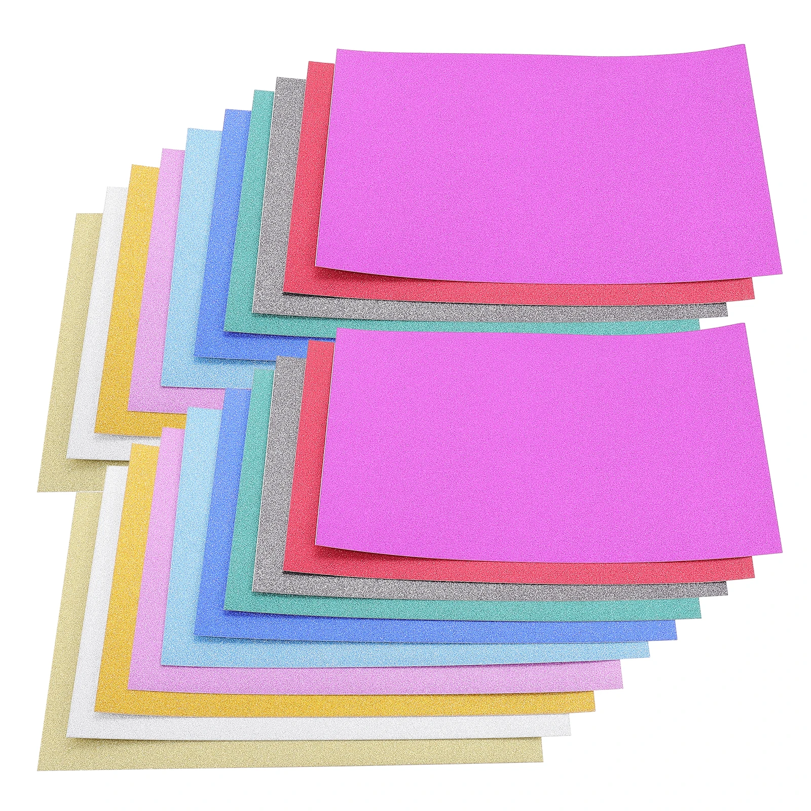 

40 Sheets Glitter Cardstock Shiny Colored Embossed Paper DIY Craft Kids Flash Child Colorful Paperboard Art Project