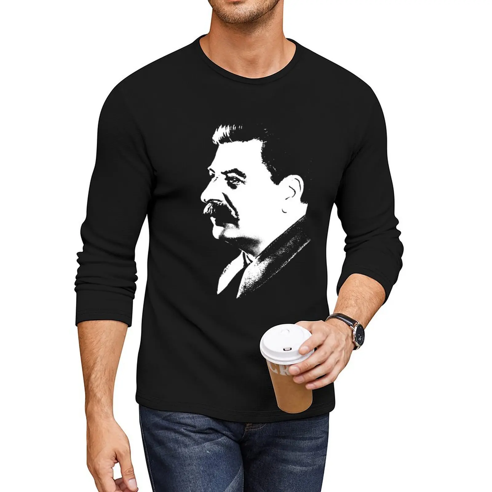 joseph stalin Long T-Shirt boys white t shirts anime T-shirt for a boy plain black t shirts men