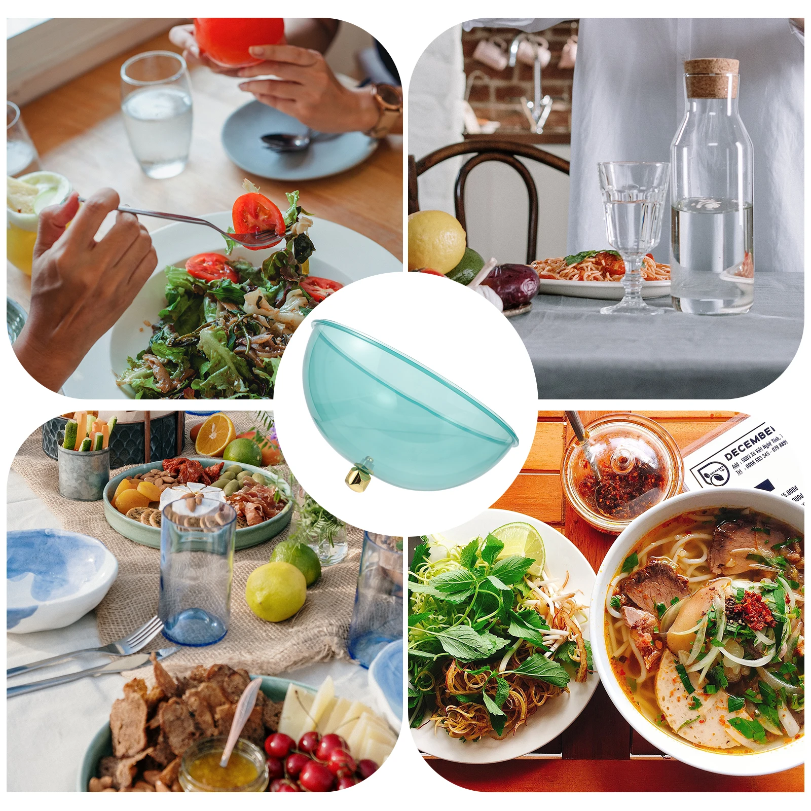 

1 pc Food Household Dust-Proof Cover For Fruit Cake Kitchen Lightweight Plastic Cover Restaurant Buffet Party