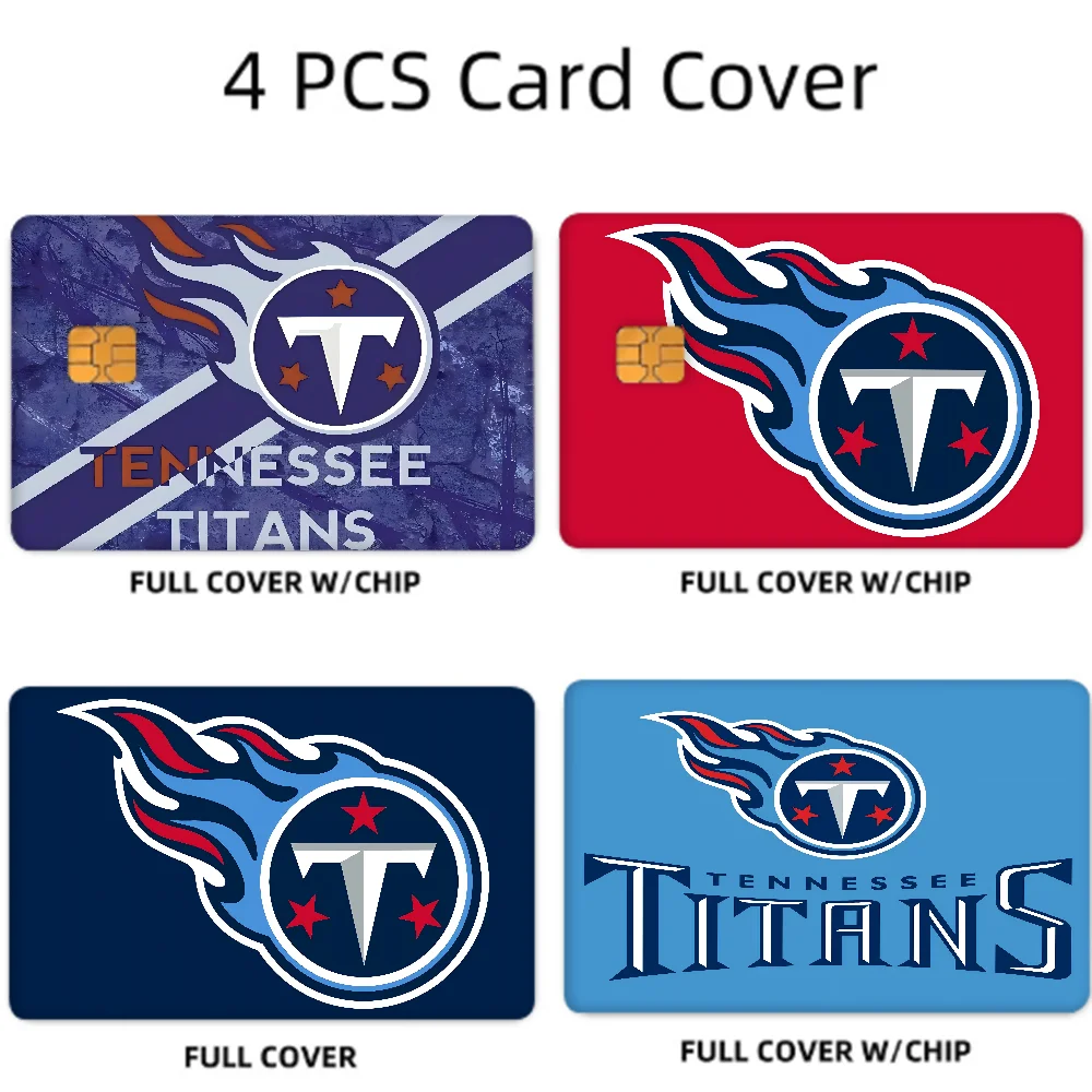 T-Tennessee جبابرة أنيمي الشباب بطاقة الخصم بطاقة الخصم 1 مجموعة من 4 قطعة فيلم لاصق الشريط الأمامي لشريحة كبيرة صغيرة لا رقاقة #1