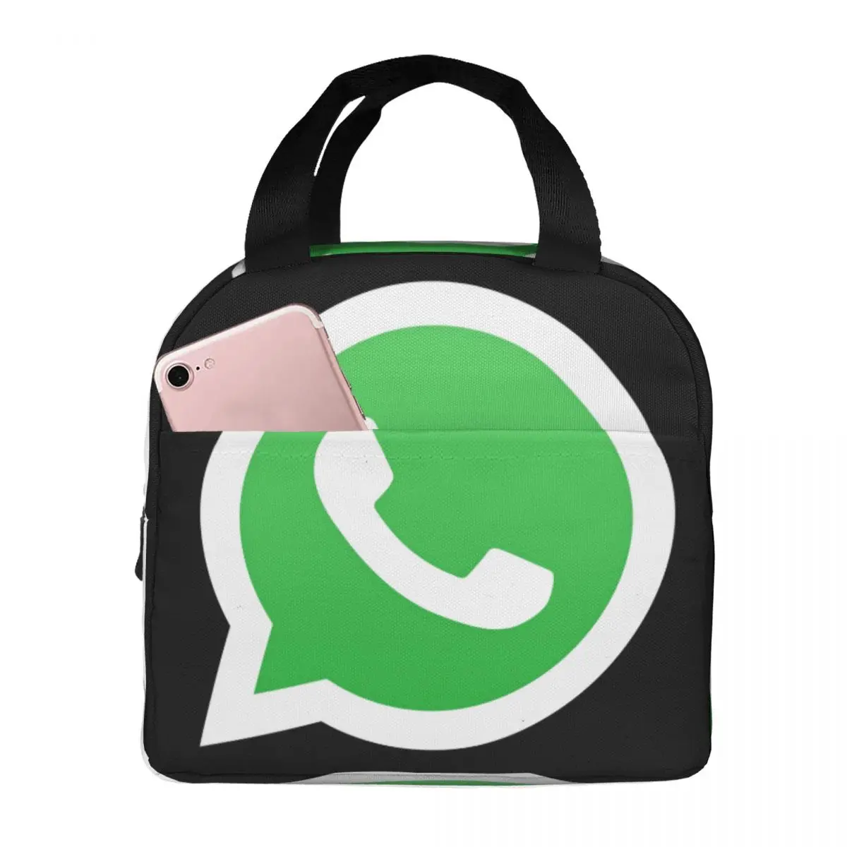 Сумка для ланча с логотипом WhatsApp