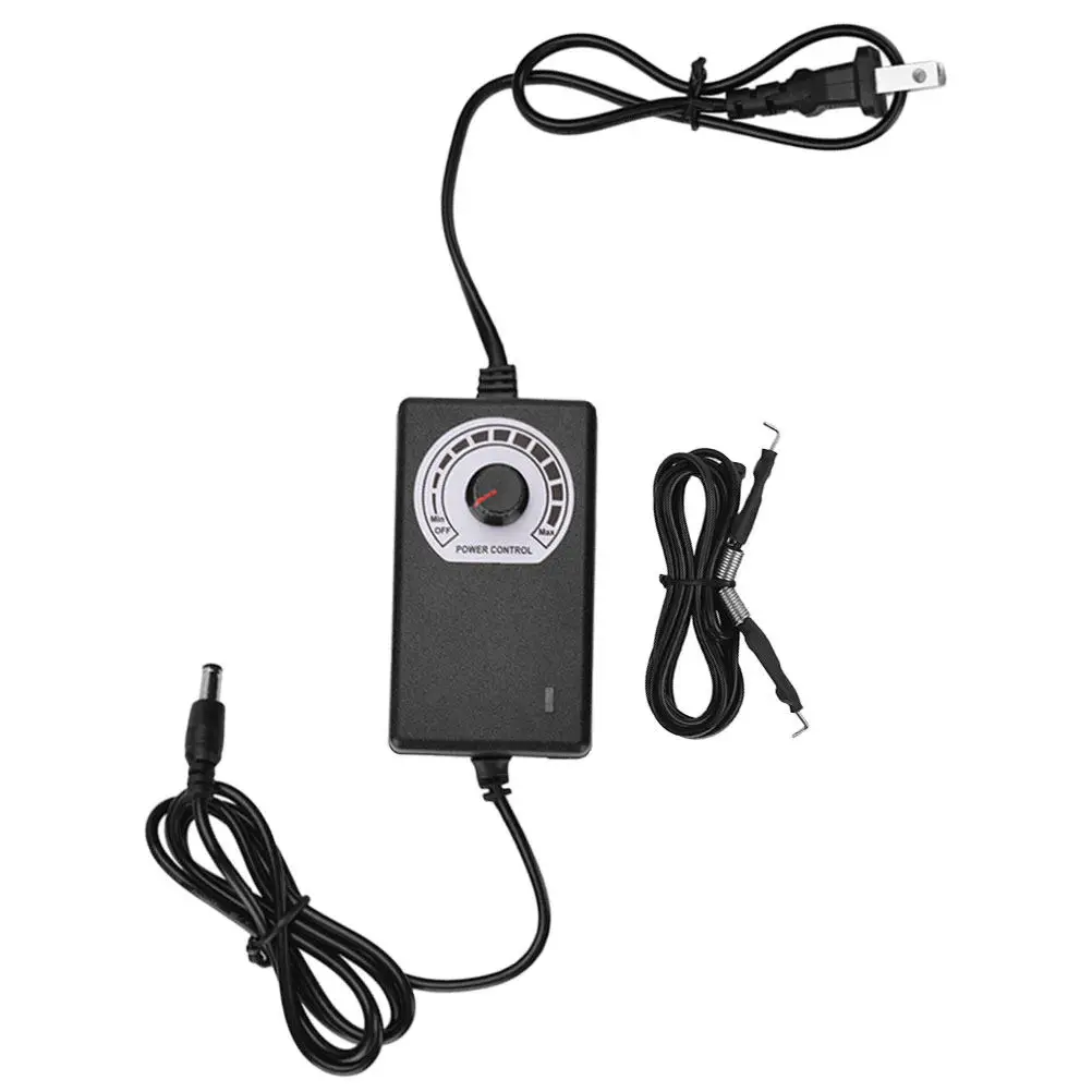 

Tattoo Power Supply Compact Adjustable Knobs Stable Voltage Output Power Regulator for Tattooing Machine Us Plug Reliable