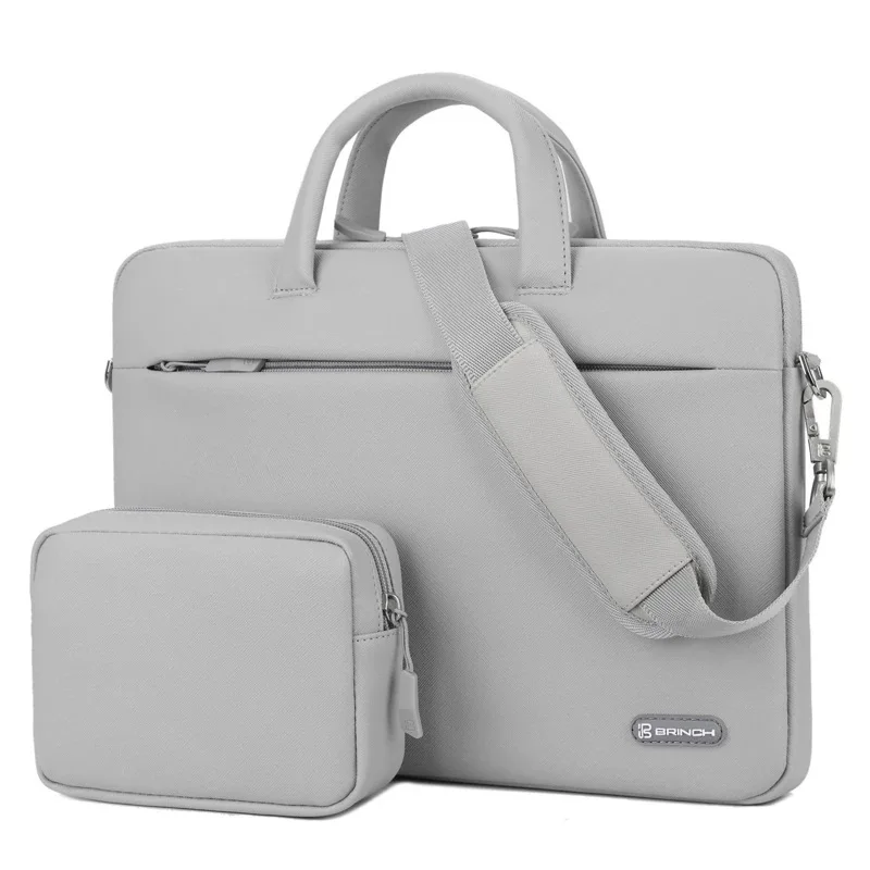 Brand Messenger Handbag Man Lady Laptop Bag 13,14,15.6,16 Inch Shoulder PU Leather Case For MacBook Notebook Computer PC