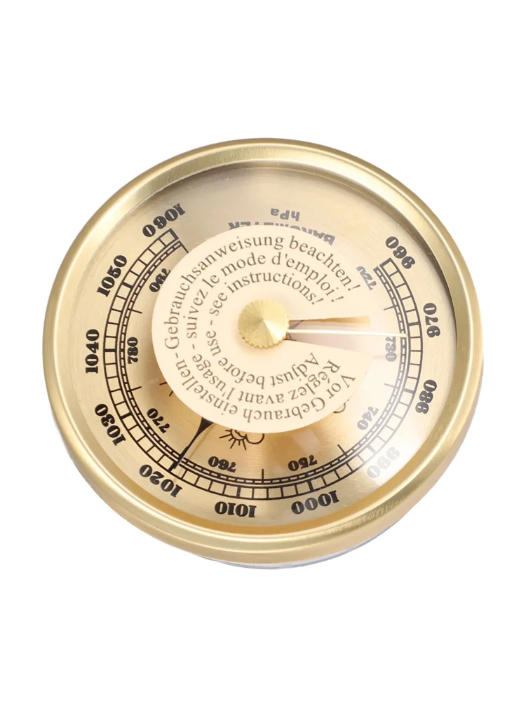 Adjustable Barometer Barometer Indoor Measurement 70mm Weather Measuring Device Air Pressure Measurement Calibrated Barometer