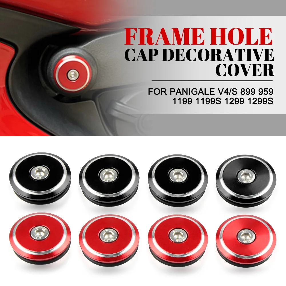 

FOR Ducati streetfighter/superbike Panigale V4 V4 S 899 959 1199 1299 Panigale R/S Frame Hole Cap Decorative Cover Bolts Screws