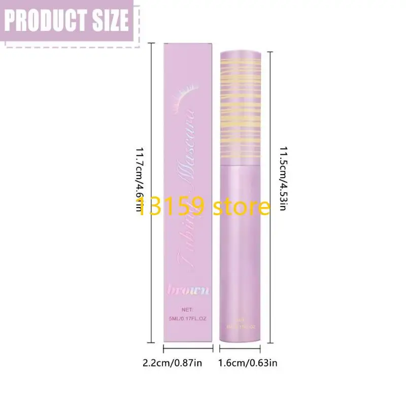 Mascara per ciglia in fibra seta 270A 5D per ciglia più lunghe, più spesse e volumizzanti Mascara impermeabile Mascara per a