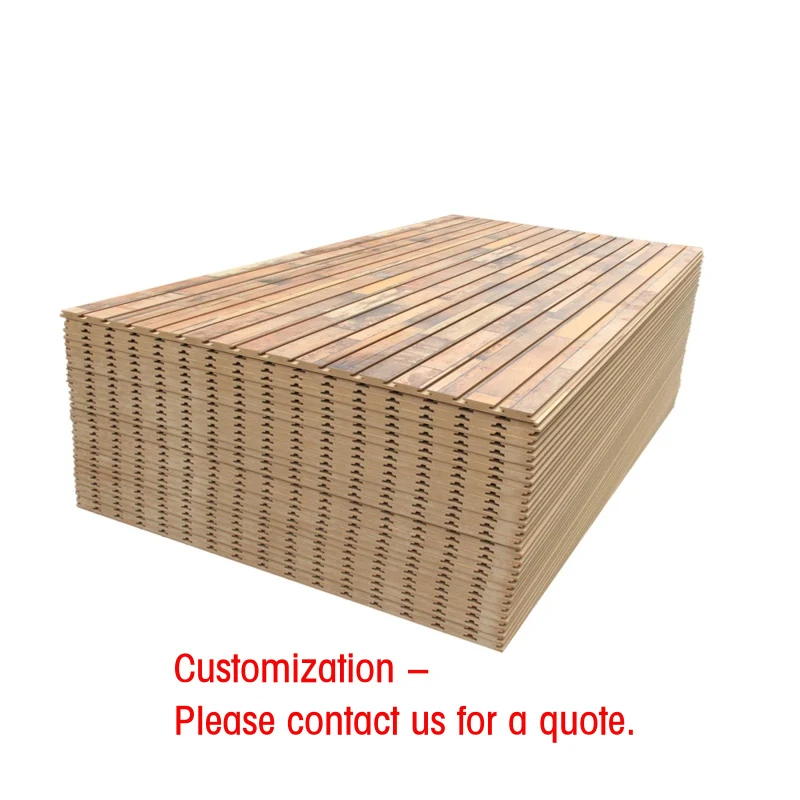 custom.Factory Direct Sale HIKUYA Thickness Melamine Grooved Slatwall Panels Slot MDF Board 15-25mm Display Racks