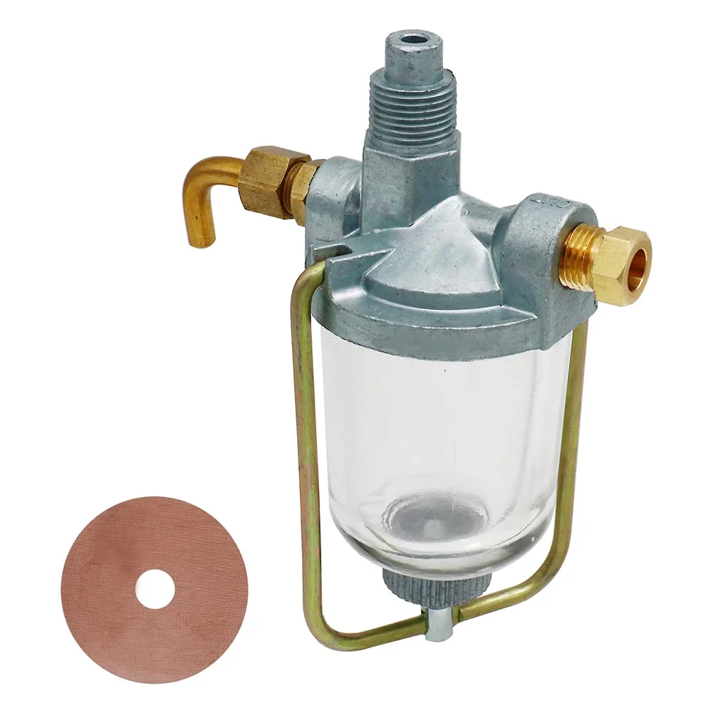 1pc 370832R91 Fuel Filter Sedimentation Bowl Assembly Glass Fuel Settling Cup For IH For FARMALL H M 350 400 450 I6 Tractor