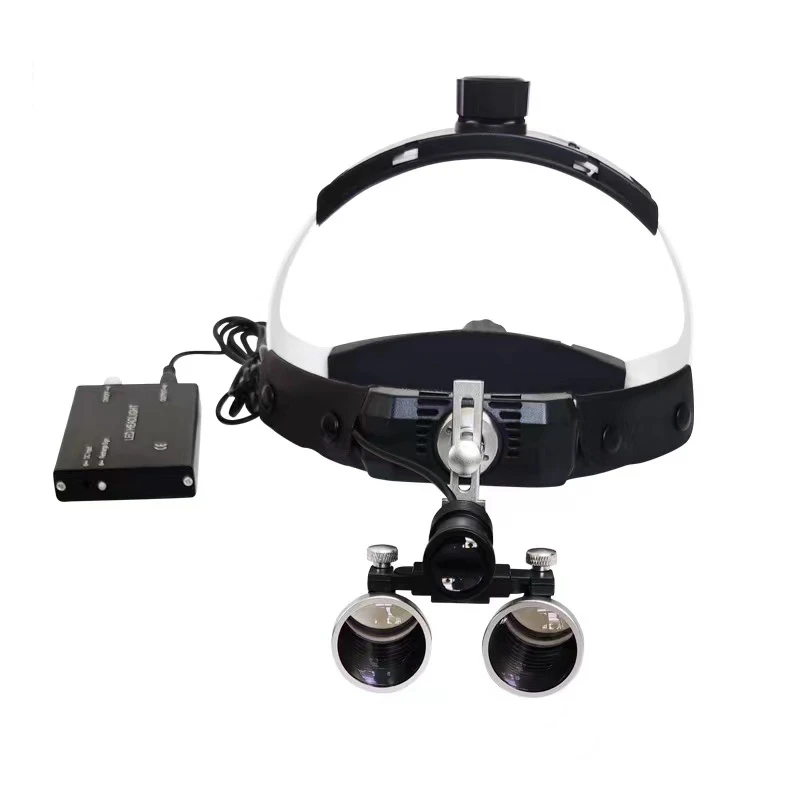 3.5X High Intensity LED Headlight Dental Loupes Magnifier Headband Dentist Medical Binoculars Lupes f Surgery Surgical Operation