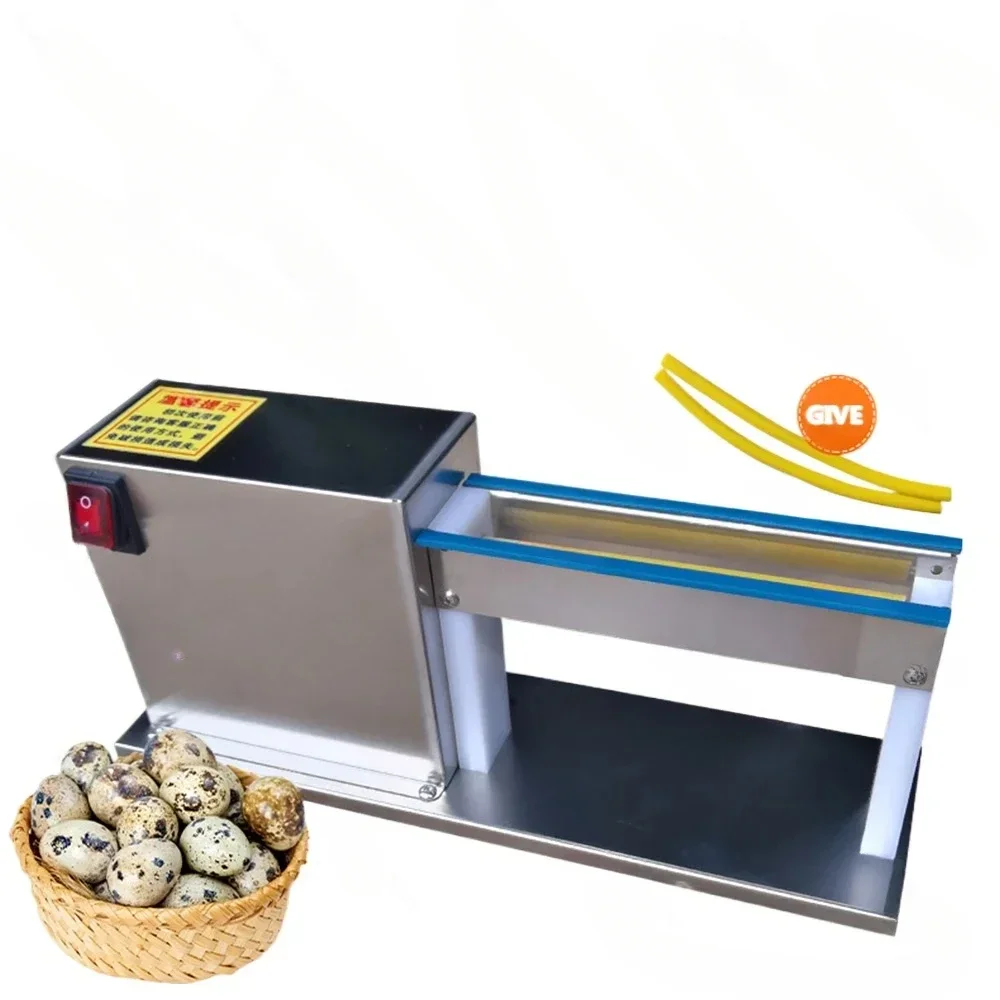 Semi-automatic Quail Eggs Peeler Egg Huller Commercial Electric Peelers Quail Egg Sheller Peeling Machine pelador de papas