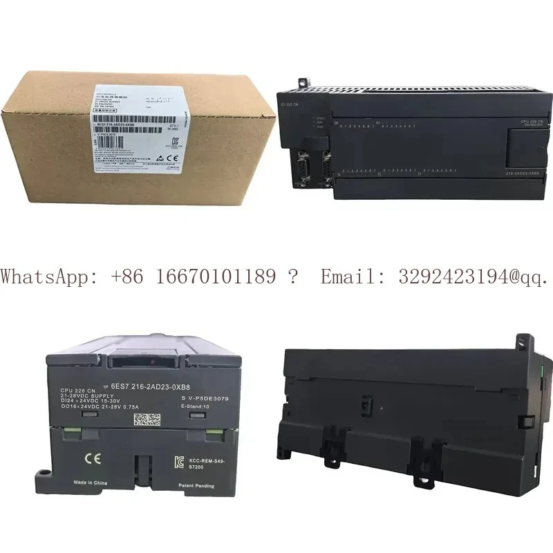 Brand New 6ES7216-2AD23-0XB8 PLC Module CPU 226 Industrial Automation S7- 200 CN 6ES7216-2AD23-0XB8