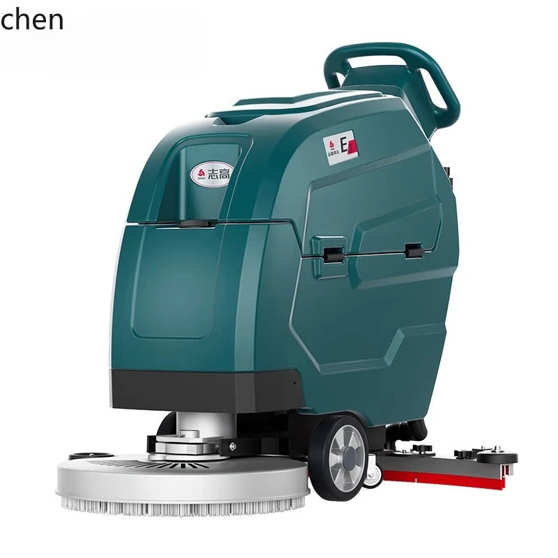 HXL Hand-Push Floor Scrubber Industrial Workshop Floor Scrubber Mopping Machine