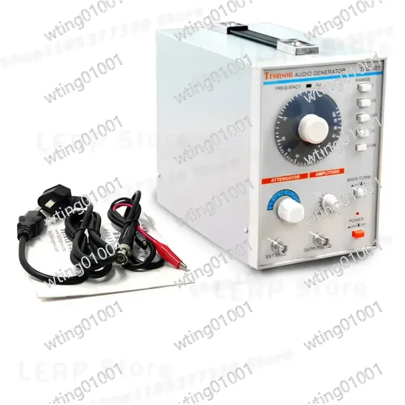 for TAG-101 Digital Signal Generator 10Hz to 1MHz Low Frequency Audio Function Measurement Tool AC 100-240V Precision
