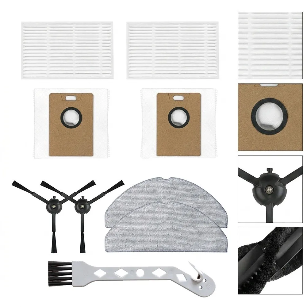 Roller Main Brush Side Brush Filter Dust Bags With Mop Cloth Kit For Lubluelu For L40/B40/L15 Ultra/L15 Max Vacuum Cleaner Parts