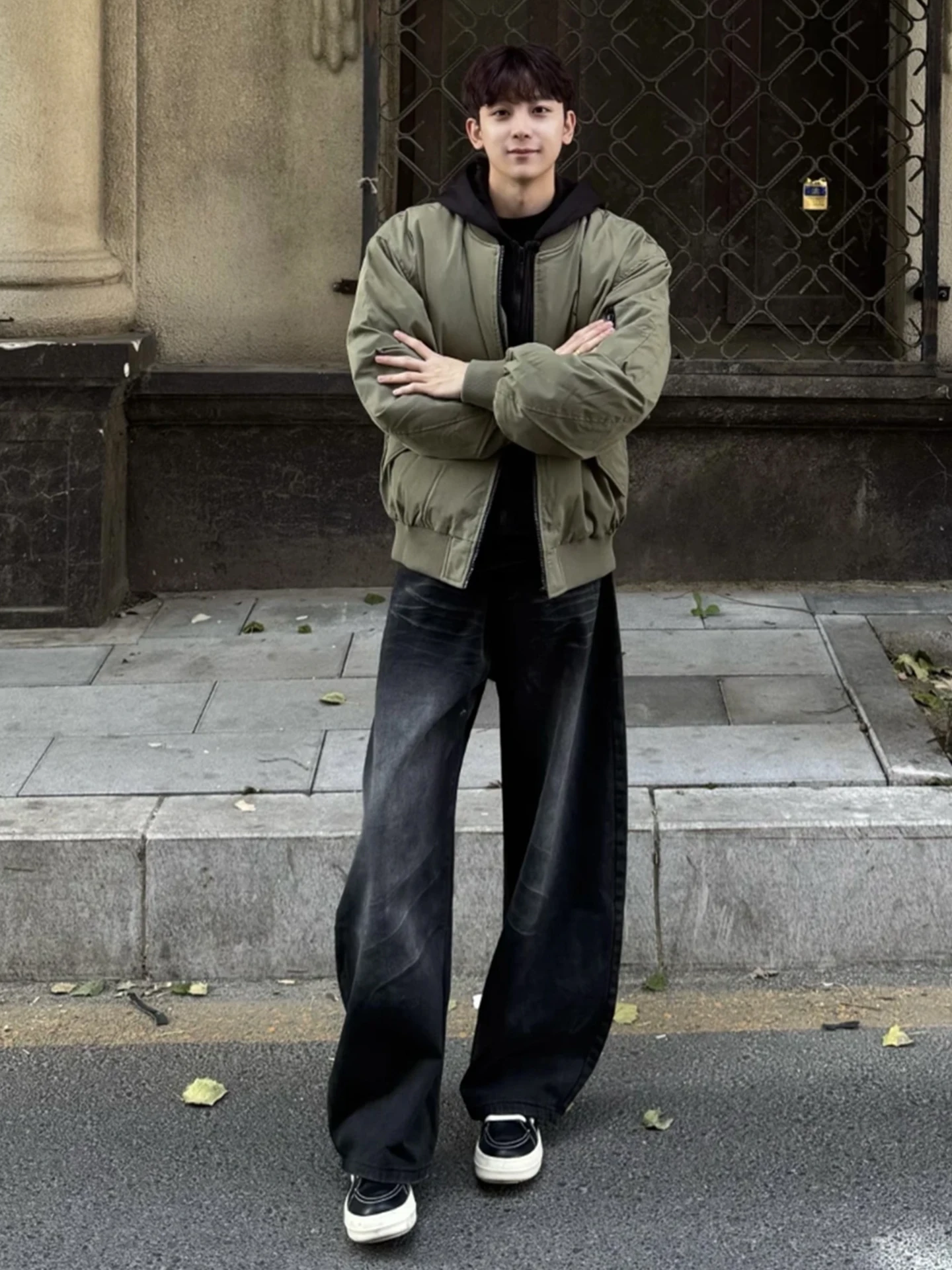 

Мужские джинсы Cleanfit: широкие прямые брюки в стиле High Street, осенняя мода