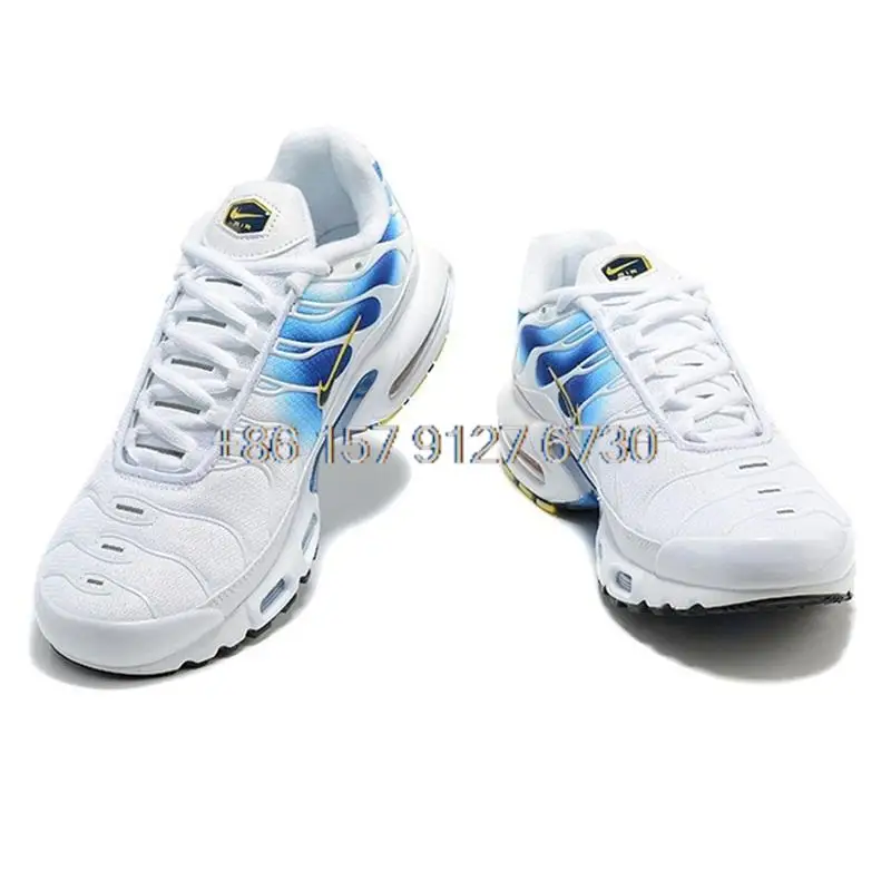 Nike-Air Max Plus TN SE Branco Azul Homens Mulheres Outdoor Sports Shoe Moda Sneakers Running Shoes 40-46