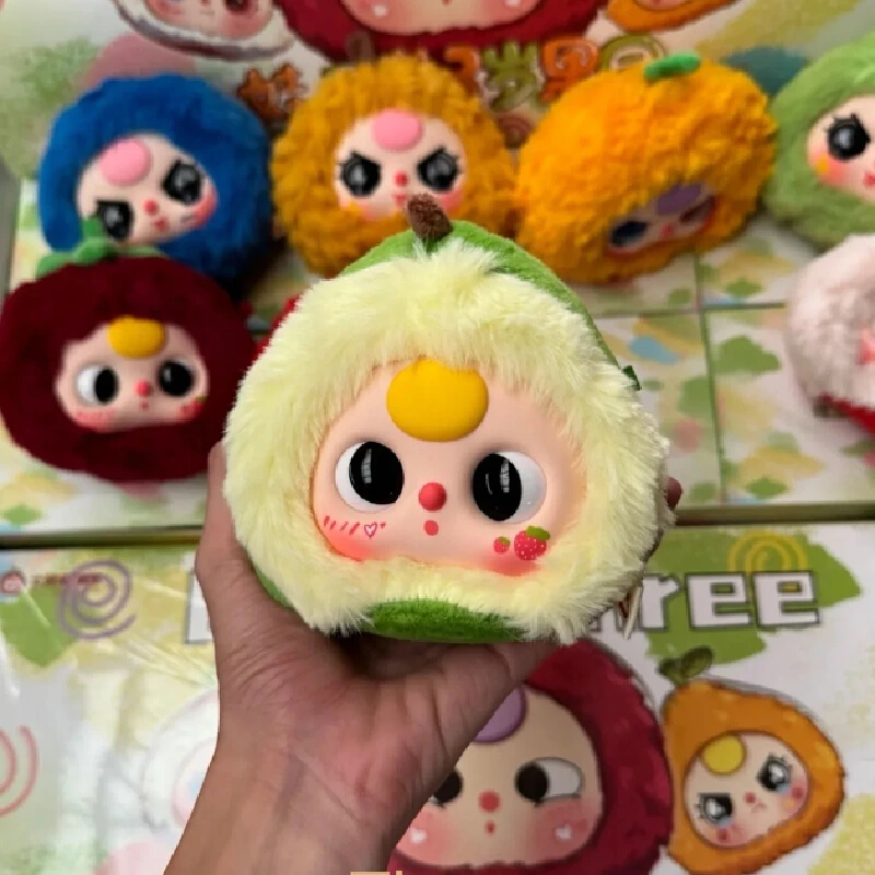 

Baby Three Cute Fruit Plush Series Mystery Box Toy Doll Baby Three Guess Bag Stuffed Doll Blind Box Girls Cute Birthday Gifts