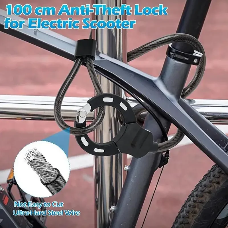 B-M Anti-Theft Heavy Duty Security Lock Handcuff Lock for Scooters Bicycles Prams Scooter E-Scooter Motorcycle Cycling Equipment