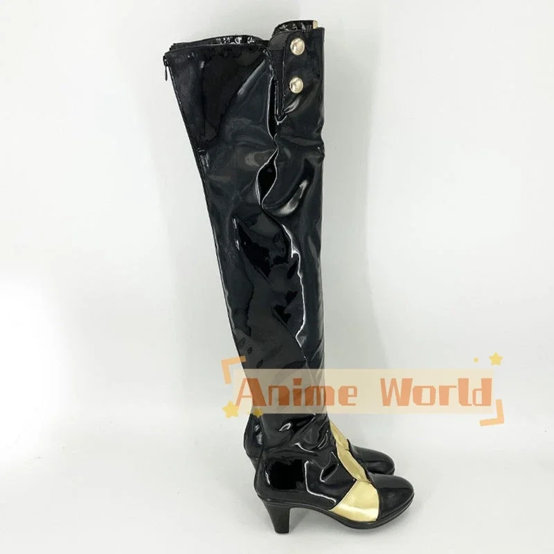 Nikke godin van de overwinning Rosanna schoenen cosplay laarzen Halloween carnaval laarzen op maat gemaakt