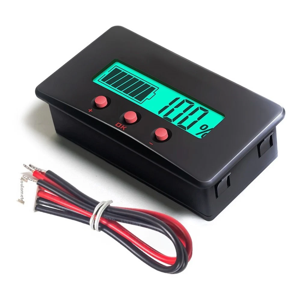PZEM 033 Real-Time Battery Monitor Coulomb Meter with Shunt Support 50A/100A/200A/300A for 8-120V Applications