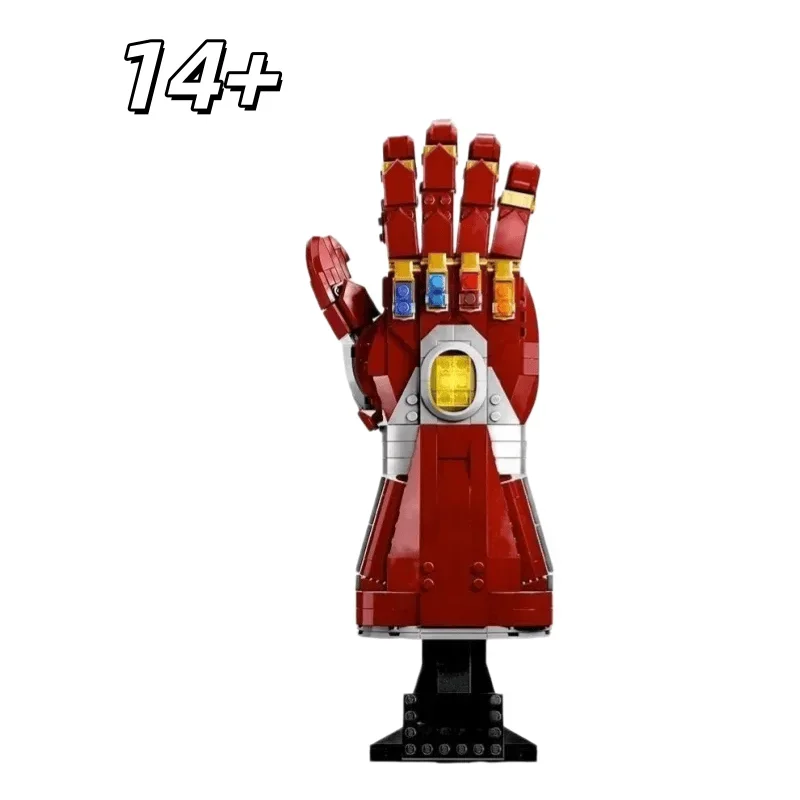 New 2026 Superhero Unlimited Glove Model Building blocks, 675 particles, creative Education Christmas Day Gift view 5