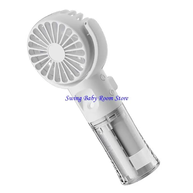 K1AD المحمولة بال5NHILD مروحة المروحة القابلة لإعادة الشحن 4 سرعات ضبط تبريد مروحة مستر الصغيرة