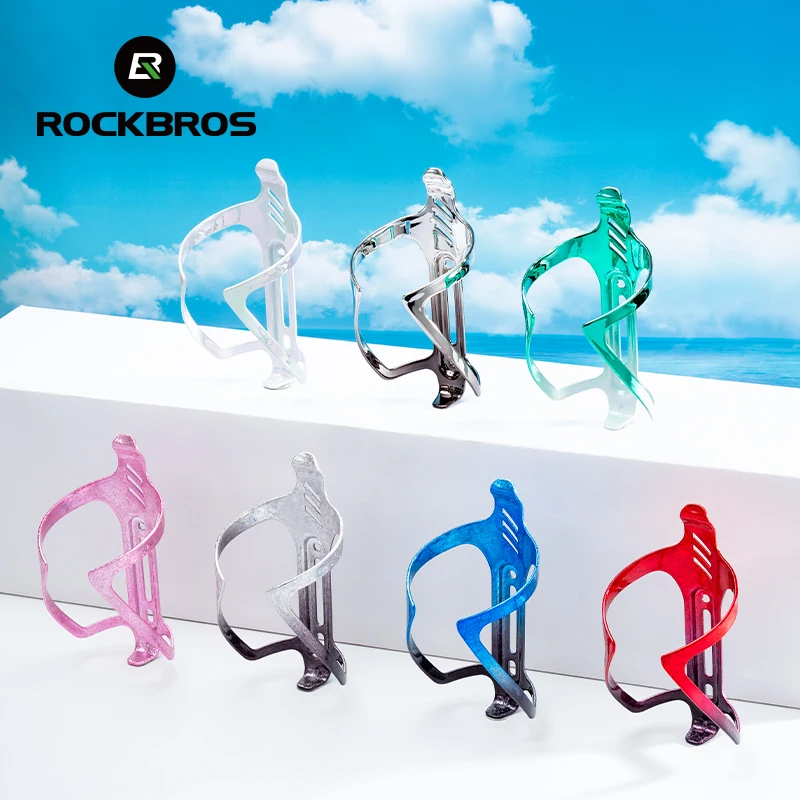 ROCKBROS Bike Water Bottle Holder Lightweight Strong Aluminum alloy Bicycle Bottle Cage Bracket Road Mountain Bikes Accessories