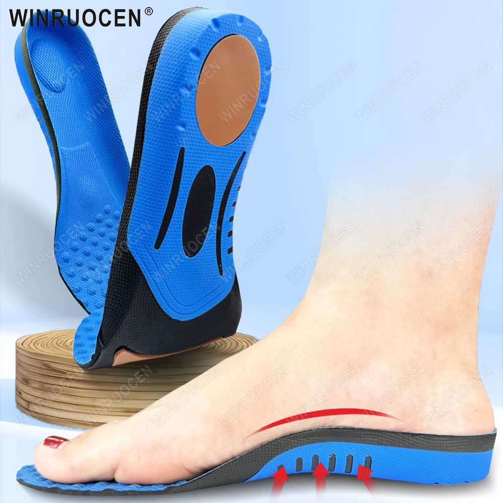 

1/2 пары ортопедических спортивных стельок для поддержки свода стопы, подошвенный фасциит, плоскостопия, мужские и женские кроссовки, ортопедические стельки, вставка Plantillas