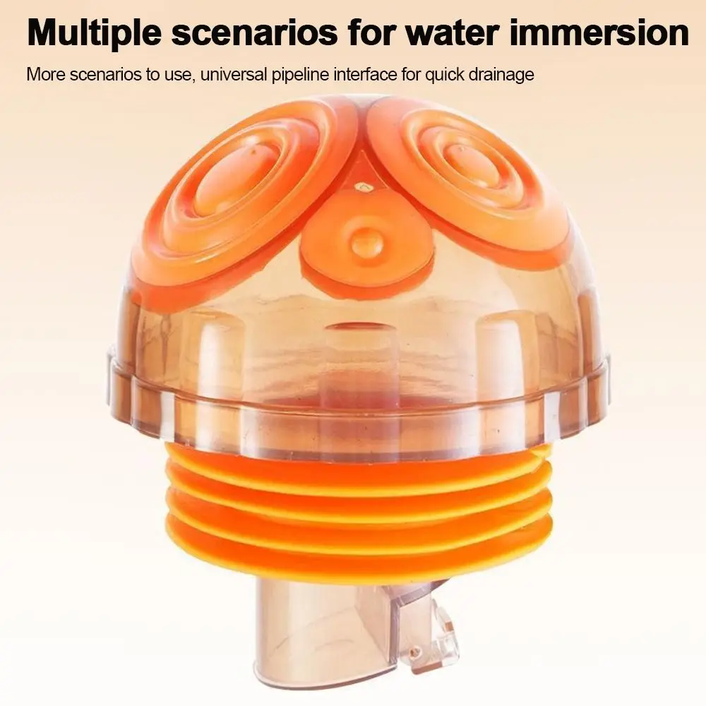 

Multi-port Sink Drain Pipe Adapter 6 in 1 Multifunctional Washing Machine Floor Drain Anti-Odor Dishwasher Water Pipe Connector