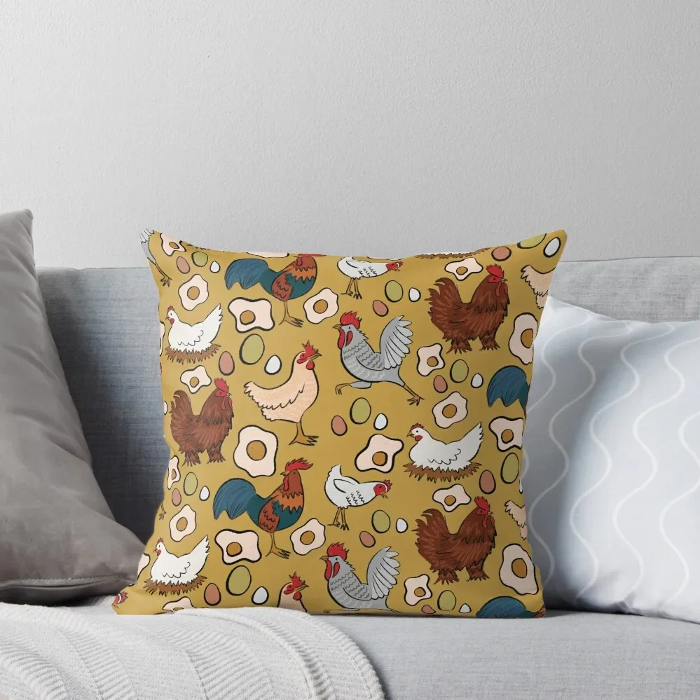 Assortment of beautiful chickens Throw Pillow Cushions For Children Christmas Pillowcase pillow