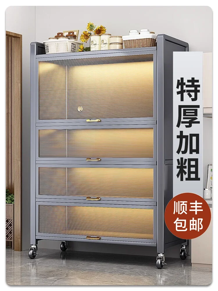 Kitchen racks floor-to-floor multi-layer storage racks multi-functional cabinets lockers wall storage cabinets cabinets lockers