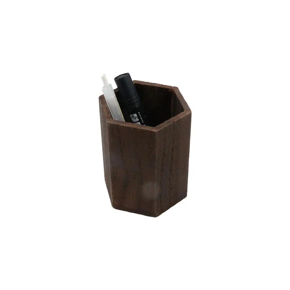 

Desktop Storage Wooden Pen Holders Multifunctional Large Capacity Pencil Organizer INS Style Wooden Pen Holder Box Student