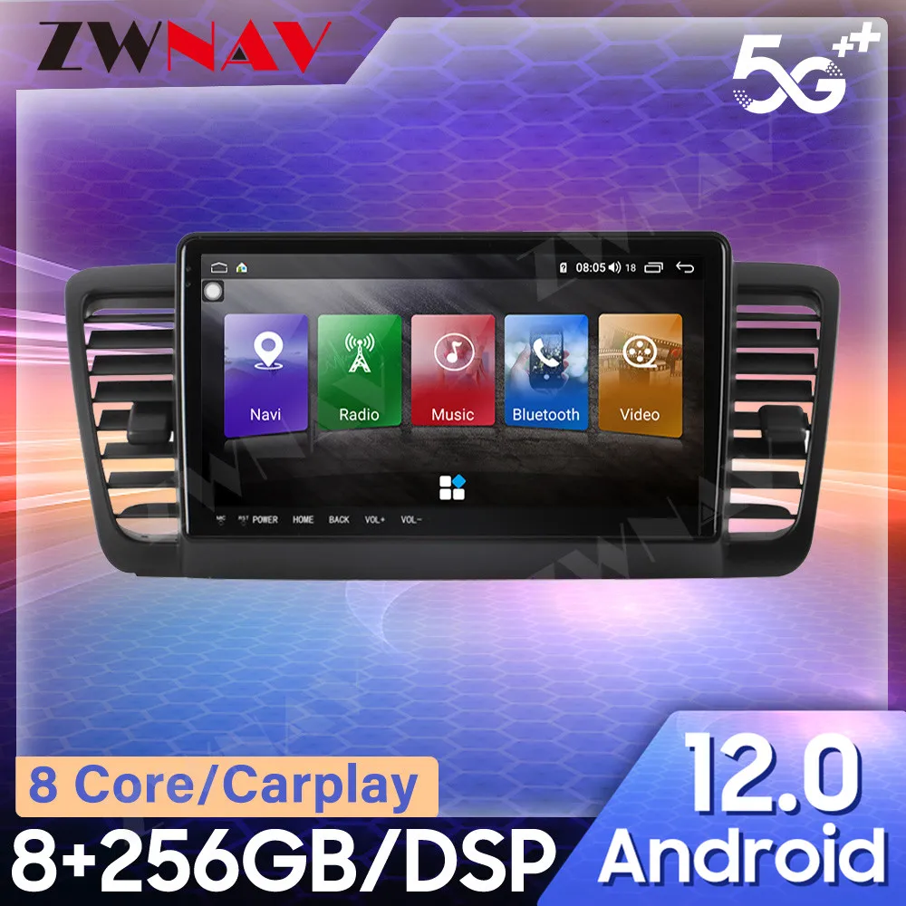 Car Radio For Subaru Legacy Carplay Android 12 Car Radio Stereo Receiver Autoradio Multimedia Player GPS Navigation