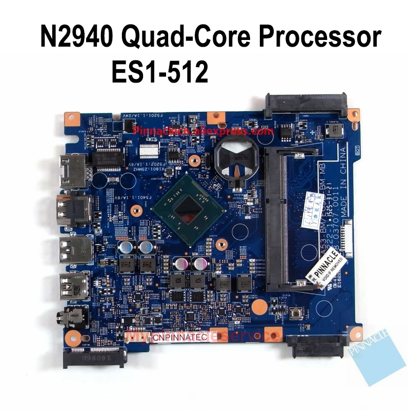 NBMRW11003  Motherboard for Acer Aspire ES1-512 Extensa 2508 Packard Bell Easynote TG71-BM  Gateway NE512 14222-1