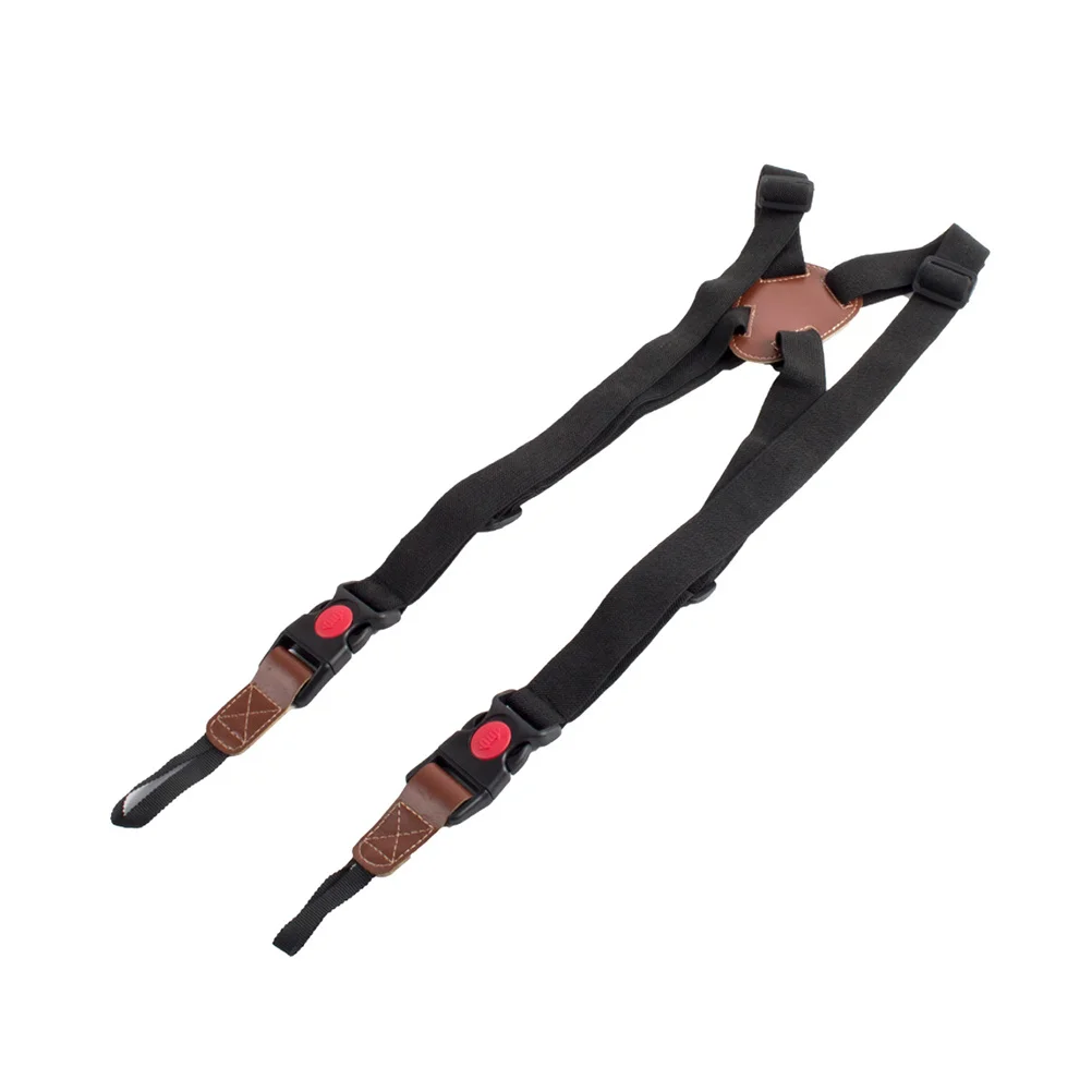

Adjustable Camera Shoulder Strap Fit For Dslr Mirrorless Quick Release Buckles Camera Belt Double Shoulder Strap