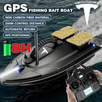 VWVIVIDWORLD,40GPS,Fishing Bait Boat,500m Control,Endurance Max 8 Hours,Fish Finder,Automatic Cruise,Route Correction