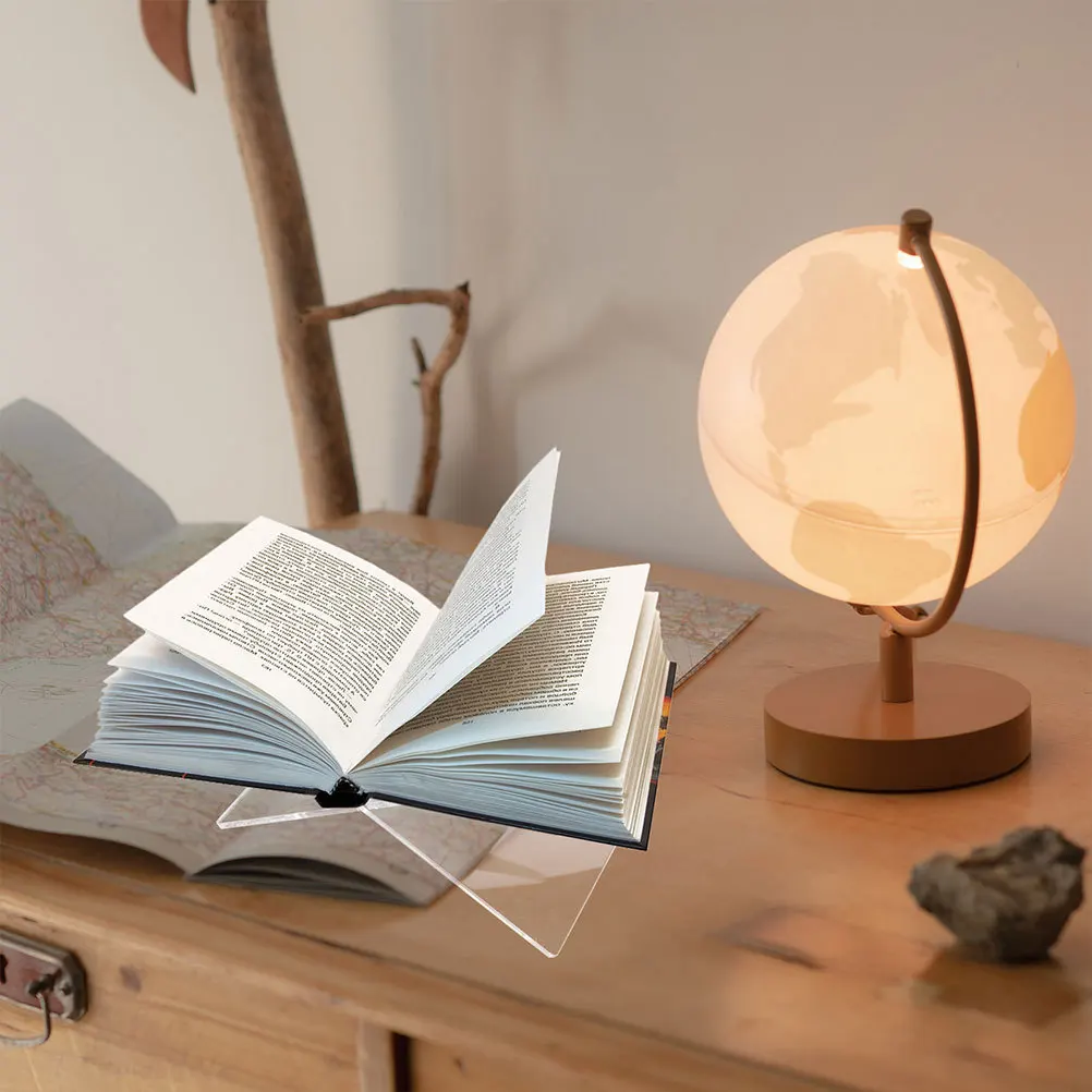 2pcs Book Stand X Shape Acrylic Reading Holder For Kitchen Cooking Recipe Display Stand Desktop Tablet Music Score Rack Home