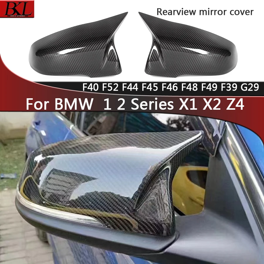 

For BMW 1 2 Series X1 Z4 G29 F40 F44 F45 F48 carbon fiber rearview mirror housing side view mirror housing reverse mirror cover