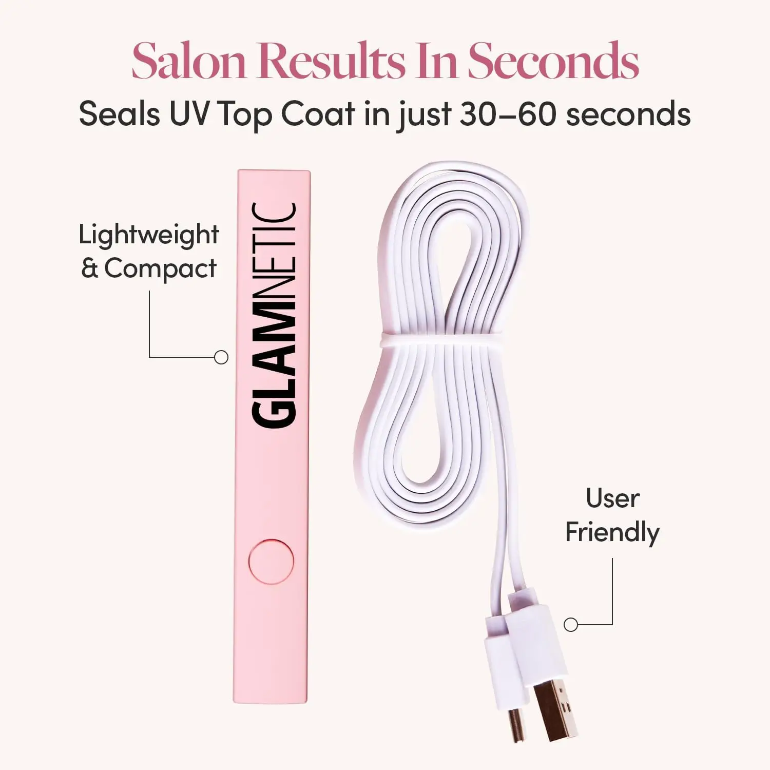 ハンドヘルドUV LEDランプ |   コンパクトで旅行に便利なネイル用硬化ランプ |   軽量で使いやすい |   USB対応