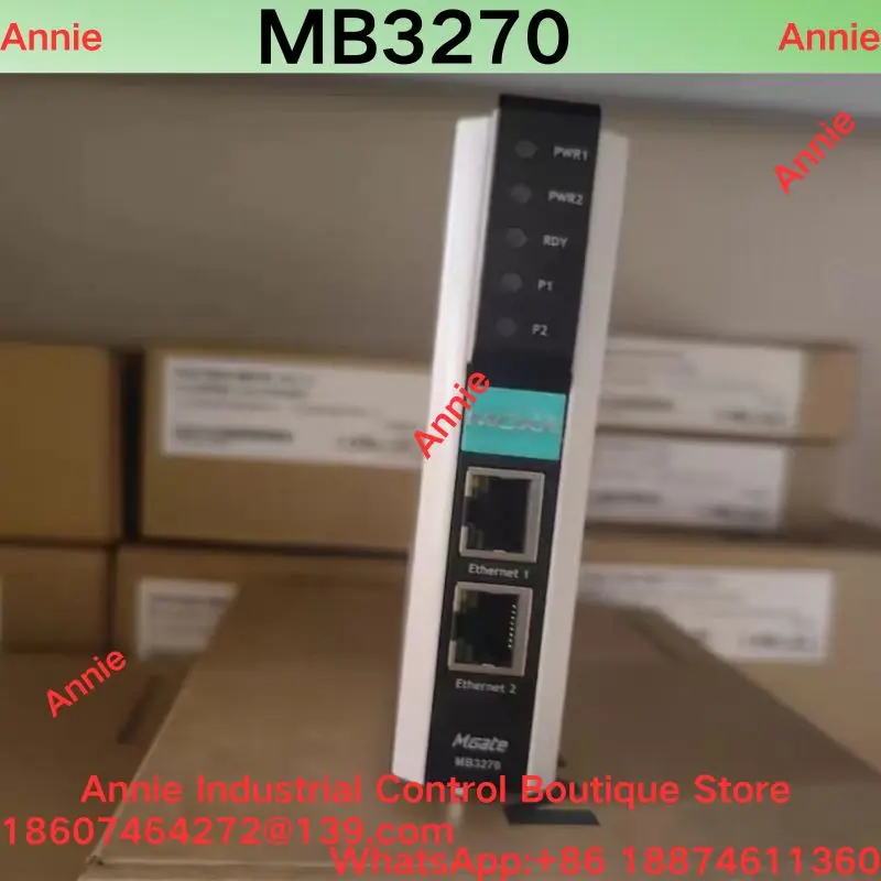 brand-new  MB3270 MGate MB3270 2-port Advanced Serial to Ethernet