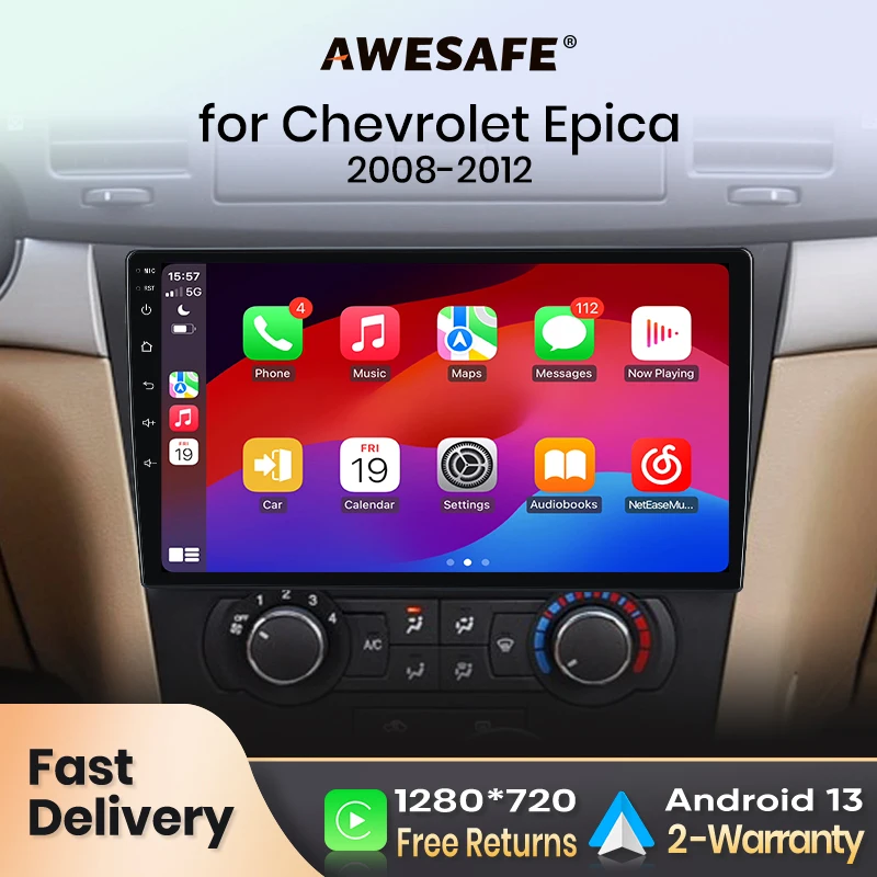 AWESAFE PX9 Plus Car Radio For Chevrolet Chevy Epica 1 2006 - 2012   wireless CarPlay Android Auto No 2 din 2din DVD